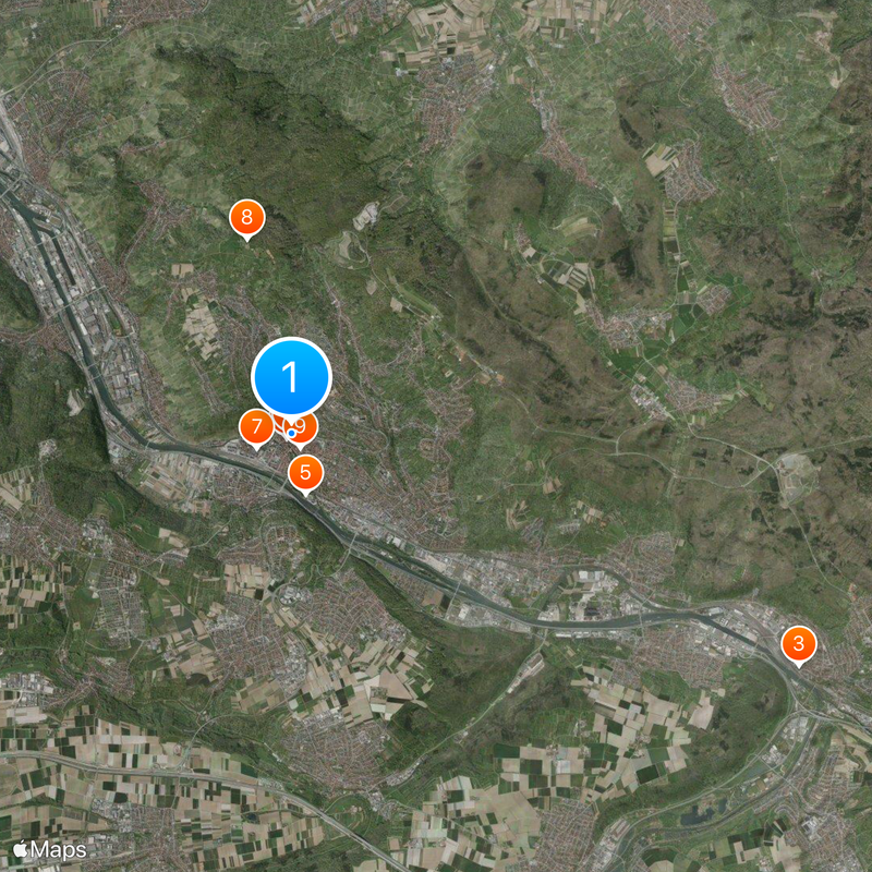 Esslingen am Neckar Map