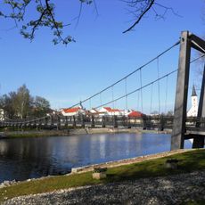 Footbridge over the Otava in Strakonice
