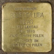 Stolperstein dedicated to Rebecca Liba Klag