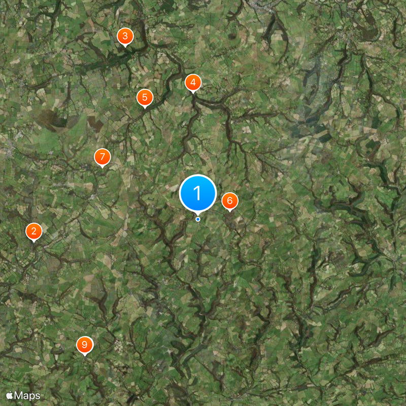 Dyfed Map