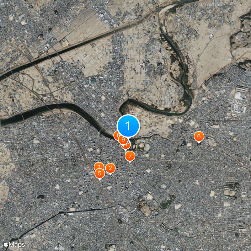 Yoshida Castle Mappa