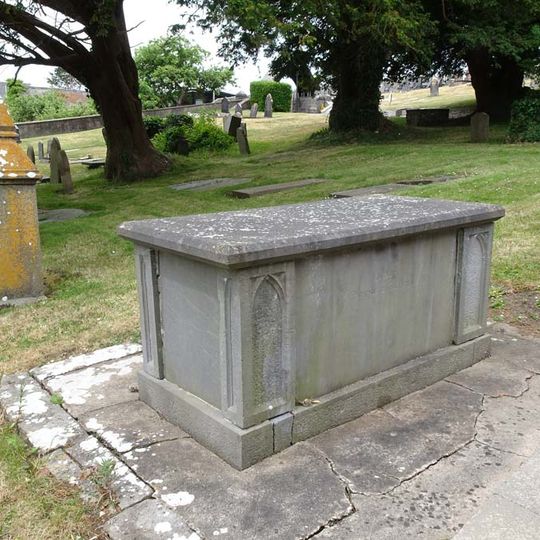Tomb of David Charles in Llangunnor churchyard