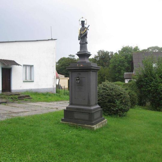 Socha svatého Jana Nepomuckého v Plasích