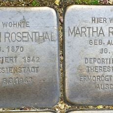 Stolperstein dedicated to Hermann  Rosenthal
