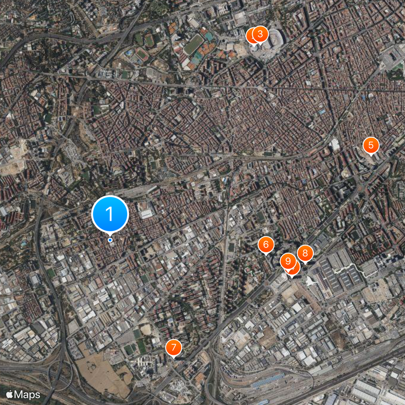L’Hospitalet de Llobregat Mapa