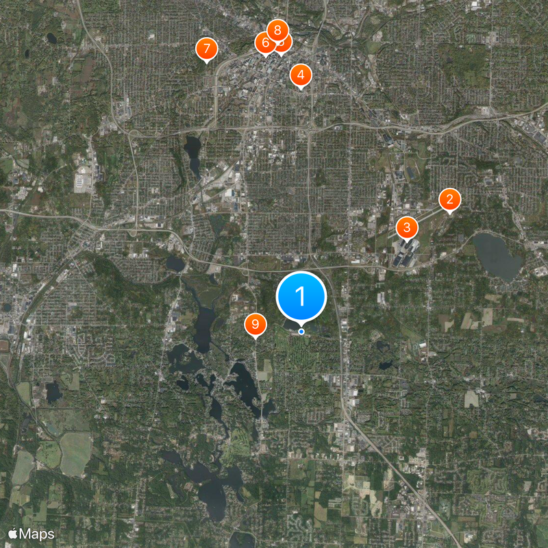 Firestone Country Club Map