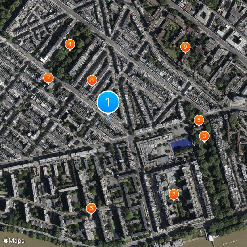 Pimlico Map