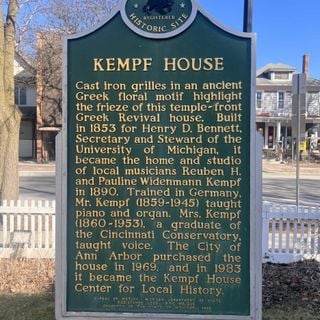 Kempf House Historical Marker
