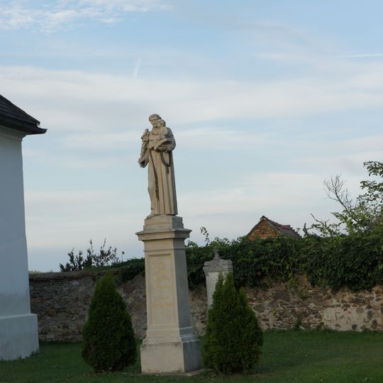 Figurenbildstock hl. Antonius im Kirchhof