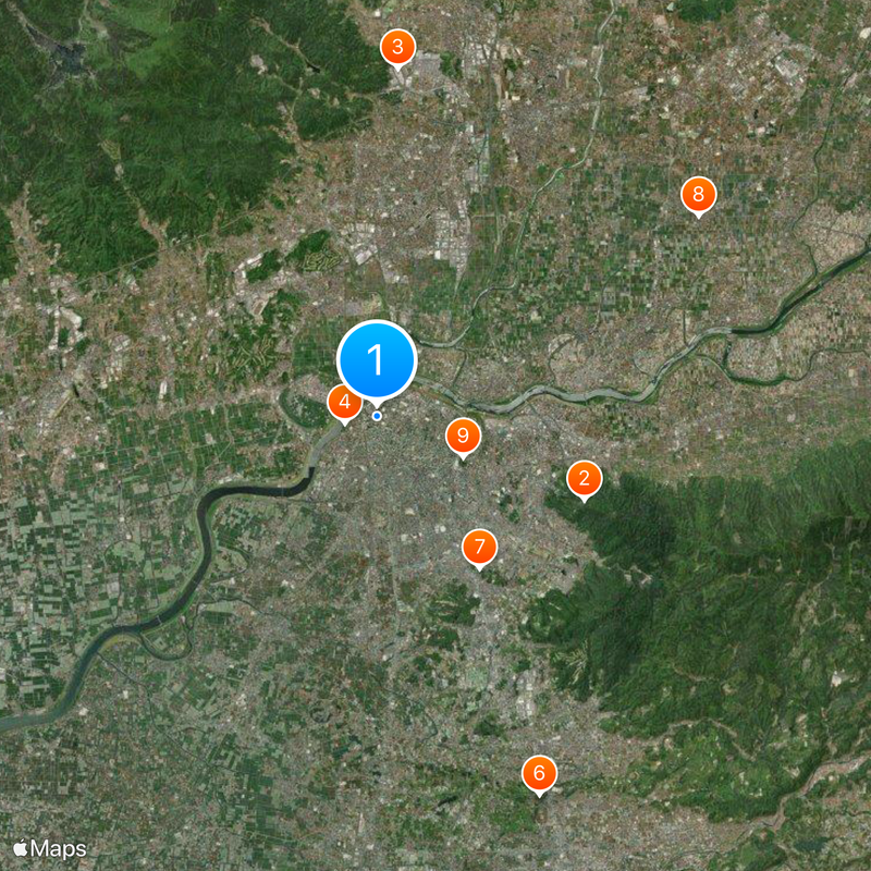 Fukuoka Prefectural Meizen High School Map