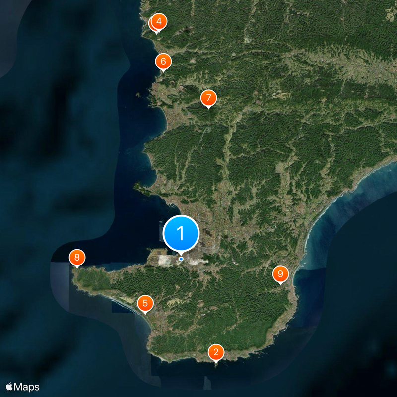 Tateyama Castle Mappa
