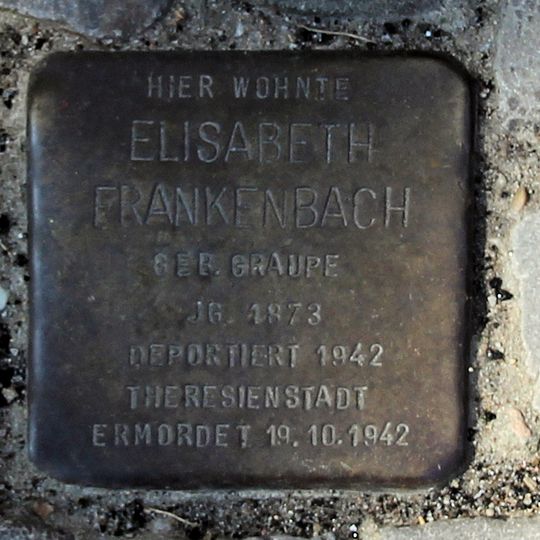 Stolperstein en memoria de Elisabeth Frankenbach