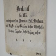 Commemorative plaque