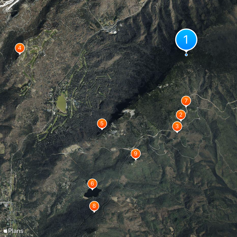 Grandfather Mountain Carte