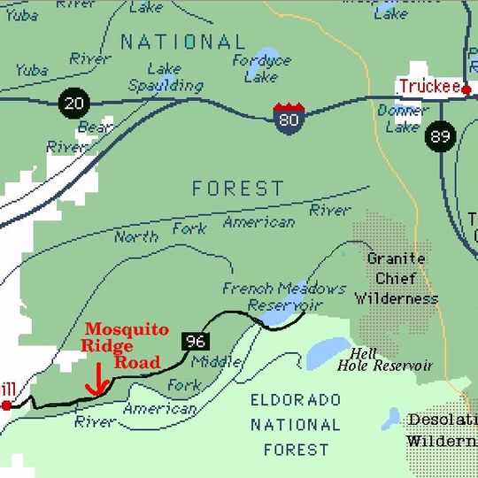 French Meadows Reservoir