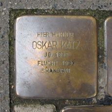 Stolperstein à la mémoire d’Oskar Katz