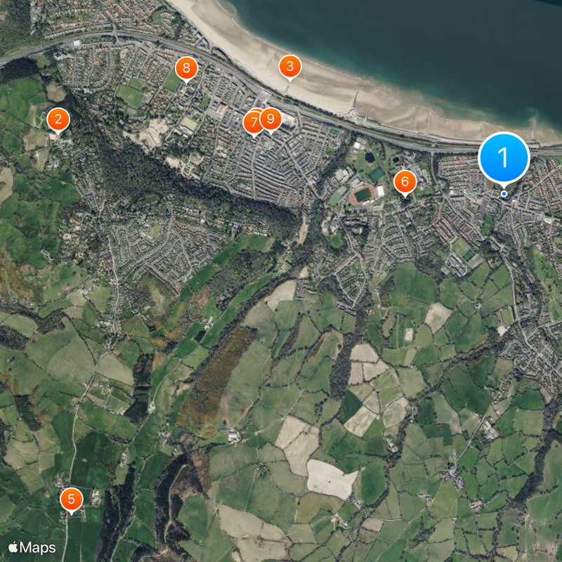 Colwyn Bay Mappa