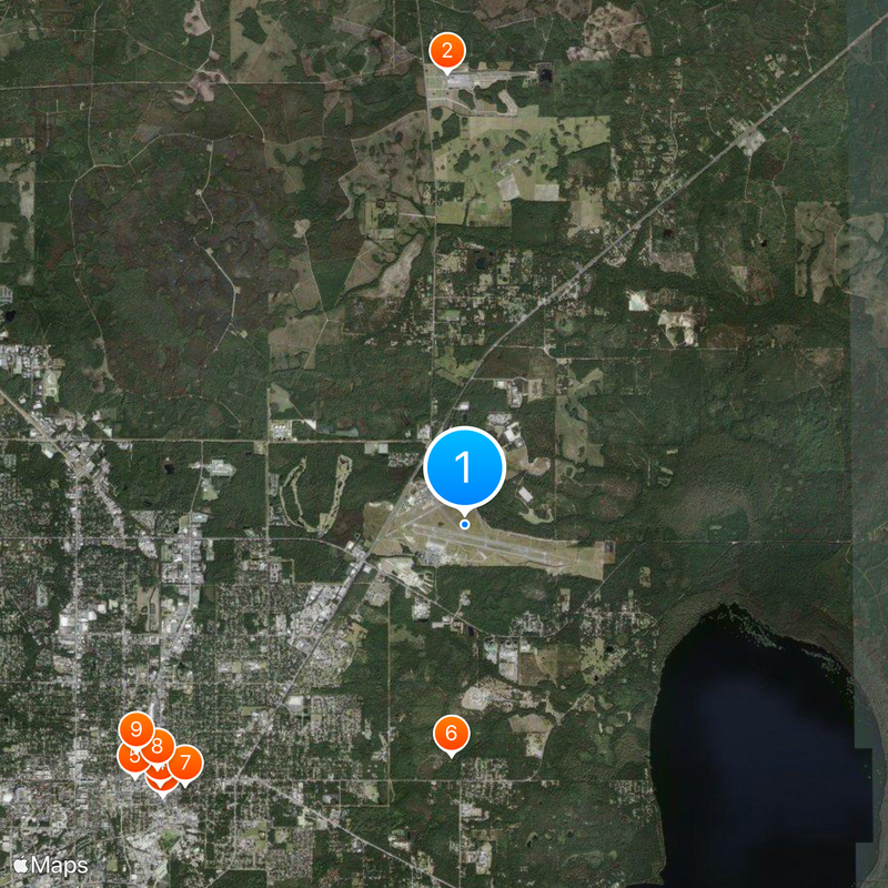 Gainesville Regional Airport Map