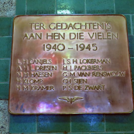 Plaquette in het NS-station