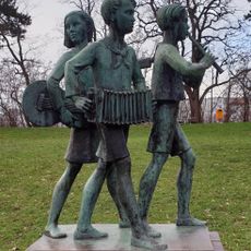 Children making music