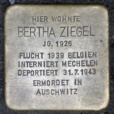 Stolperstein en memoria de Bertha Ziegel