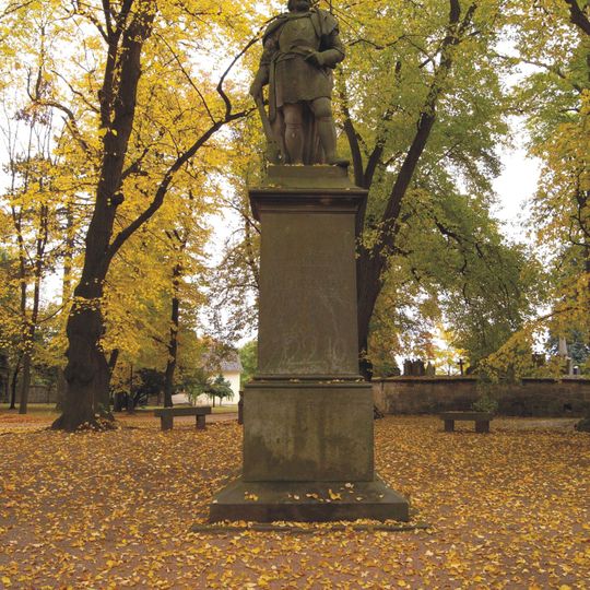 Socha Jana Žižky v Hořicích