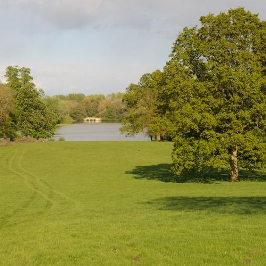 Buscot Park: Bridge Over The Lake, Approximately 50 Metres South Of Basque House