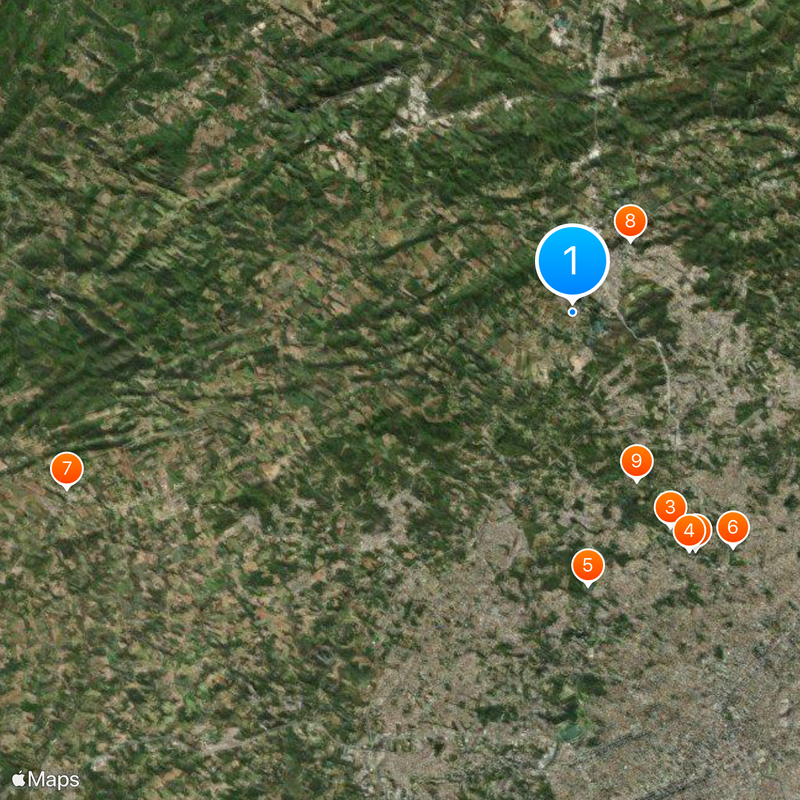 Almirante Tamandaré Map