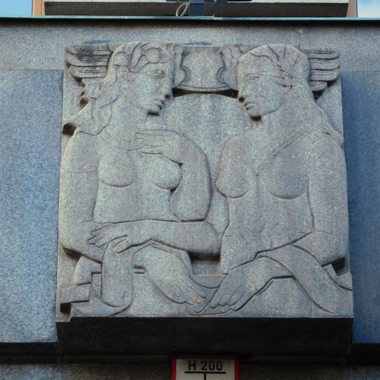 Reliefs at Václavské náměstí 44