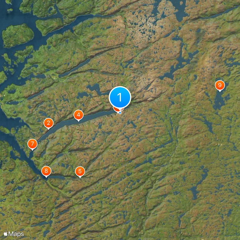 Kjerag Map
