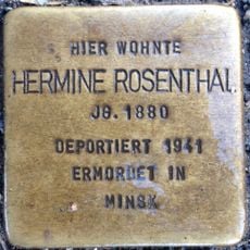Stolperstein à la mémoire de Hermine Rosenthal