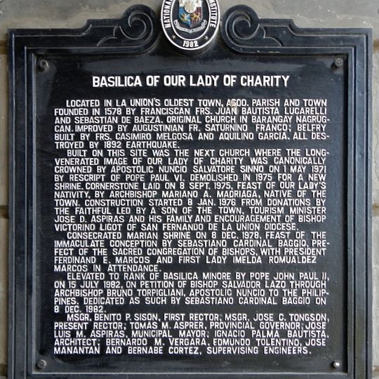 Basilica of Our Lady of Charity historical marker