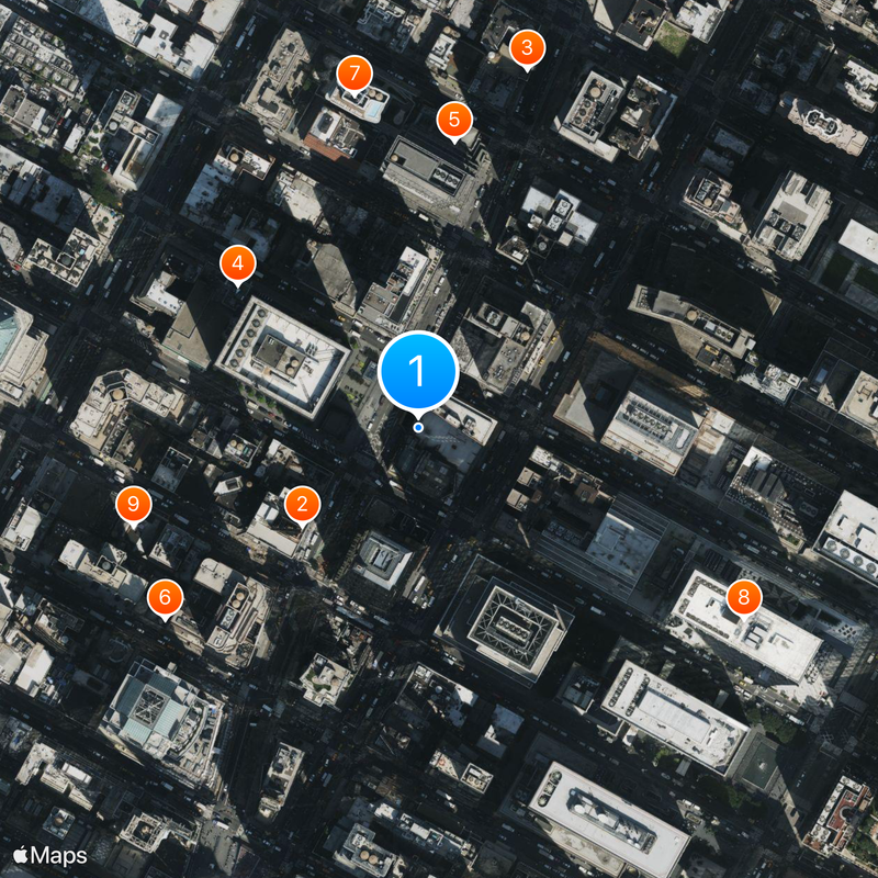 Winter Garden Theatre Mapa