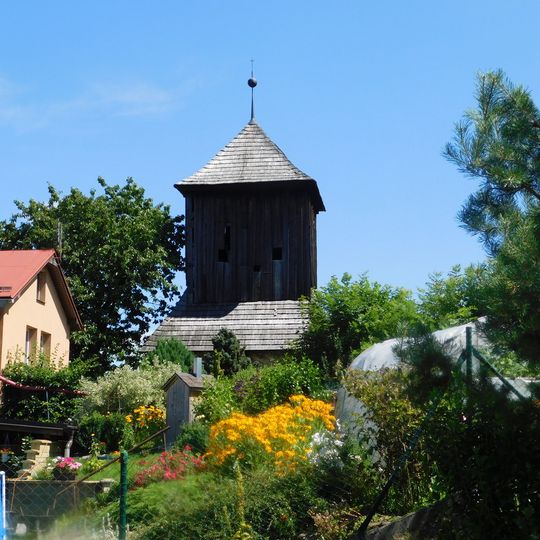 Zvonice u kostela sv. Martina v Dolním Městě