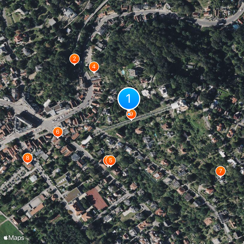 Dresden Suspension Railway Map