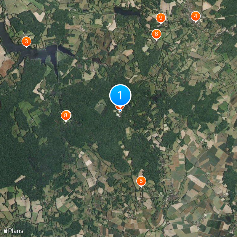 Guédelon Castle Mapa