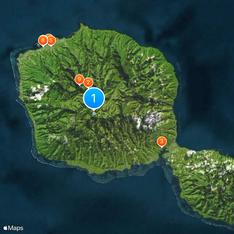 Tahiti Map