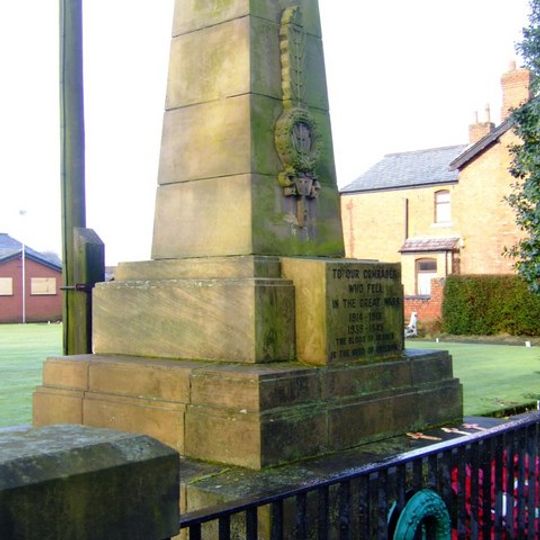 Ormskirk Comrades War Memorial