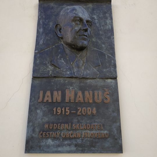Plaque of Jan Hanuš