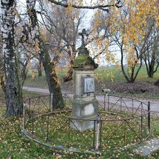 Kříž na rozcestí u domu 114 v Horním Slivně