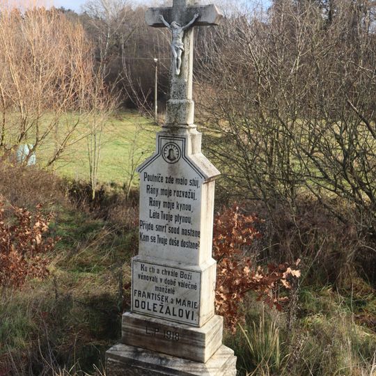 Kříž u silnice severně o Horních Heřmanic