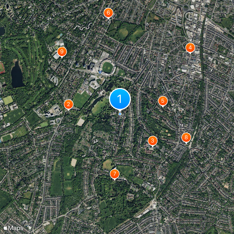 Birmingham Edgbaston Map