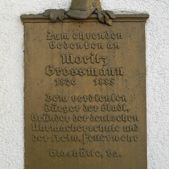 Zwei Gedenktafeln Moritz-Großmann-Platz 1