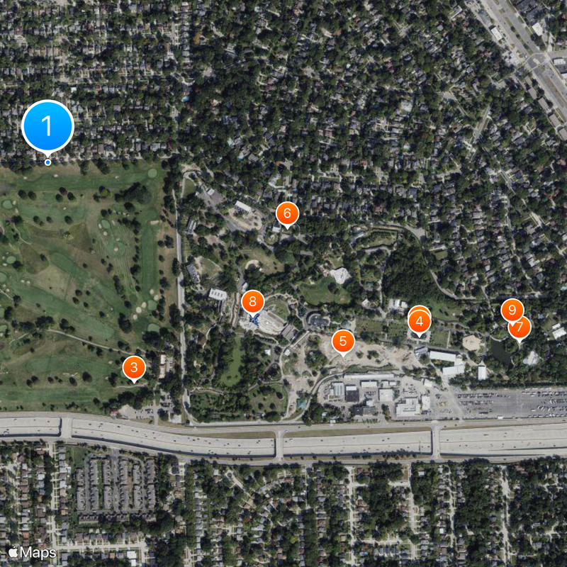 Huntington Woods Map
