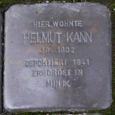 Stolperstein dedicated to Helmut Kann