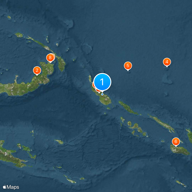 Bougainville Island Map