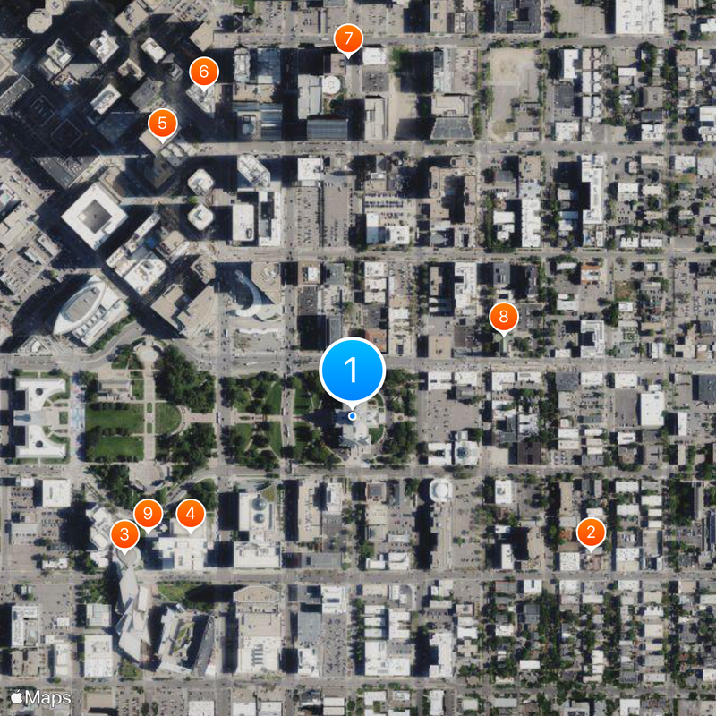 Denver metropolitan area Map
