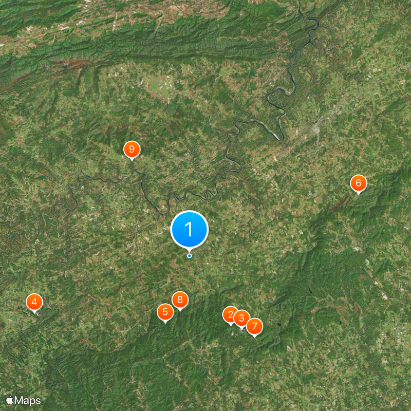 Alleghany County Map