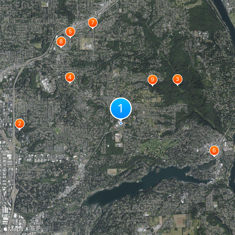 Lake Oswego High School Map