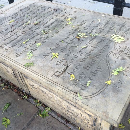 Deacon Monument North Of Apse At East End Of Church Of St Ann